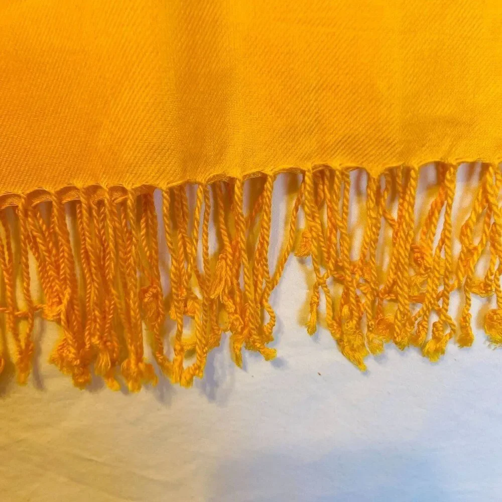 #4684 Bijoux Terner BOHO Sarong Pareo Skirts,Yellow NOS 72 X 34